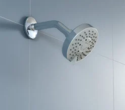 Vado Wall Mounted Multi Function Fixed Chrome Shower Head With Arm