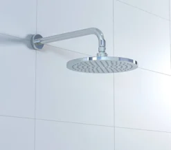 Crosswater Fusion Chrome 250mm Round Fixed Head And 340mm Wall Arm