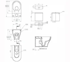 Saneux Prague Rimless Gloss White Close Coupled WC Pan With Cistern -Burlington Shop M700 2022 8 17 14 13 27 789