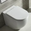 Tavistock Orbit Comfortable Back To Wall White WC With Soft Close Seat