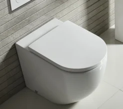 Tavistock Orbit Comfortable Back To Wall White WC With Soft Close Seat