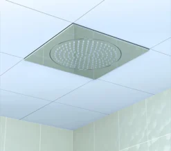 Hudson Reed Chrome Square Ceiling Tile Fixed Shower Head -Burlington Shop M700 2022 8 2 10 12 50 208