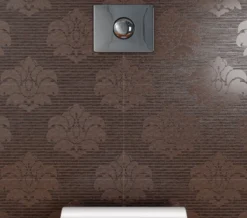 Grohe Skate Pneumatic Single Chrome WC Flush Wall Plate