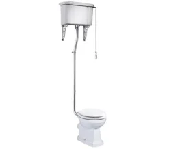 Tavistock Vitoria White 438mm WC Pan With High Level Cistern -Burlington Shop M700 2022 8 3 15 18 29 761