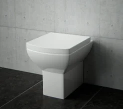 Saneux I-Line II Gloss-White Rimless Back To Wall WC Pan With Soft Close Seat And Cover -Burlington Shop M700 2022 8 4 9 57 14 22