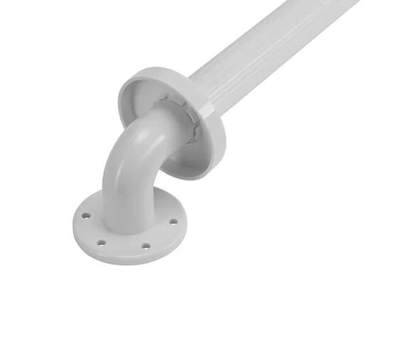 Croydex 600mm White Grab Bar 2 Croydex 600mm White Grab Bar - Image 2