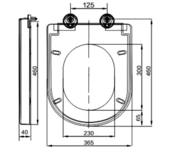 Joseph Miles Viva Rimless Comfort Height Closed Back Pan With Cistern And Soft Close Seat -Burlington Shop M700 2022 9 12 15 49 4 122