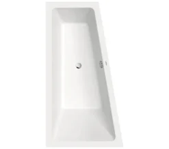 Duravit No.1 1600 X 850mm Trapezoidal Corner Bath With Backrest Slope