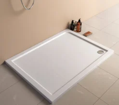 Hudson Reed Pearlstone 40mm Slimline ABS Acrylic Rectangular Shower Tray