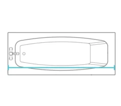 Croydex Professional Profile 800 Straight Curtain Rail 2135mm -Burlington Shop M700 2022 9 2 11 49 5 836