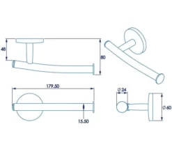 Croydex Hampstead Chrome Toilet Roll Holder -Burlington Shop M700 2022 9 2 7 59 39 400