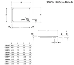 Duravit D-Code Acrylic Rectangular Shower Tray -Burlington Shop M700 2022 9 20 16 13 56 824