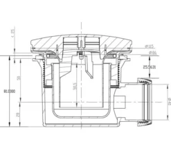Merlyn Level25 White Rectangular Tray With Waste -Burlington Shop M700 2022 9 21 12 30 56 632