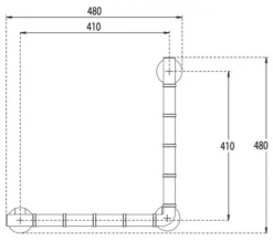 Croydex Assistive Grab N Grip 480mm L-Shaped Chrome Grab Bar 10 Croydex Assistive Grab N Grip 480mm L-Shaped Chrome Grab Bar -Burlington Shop M700 2022 9 28 13 13 26 292