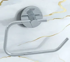 Grohe Essentials Chrome Toilet Roll Holder