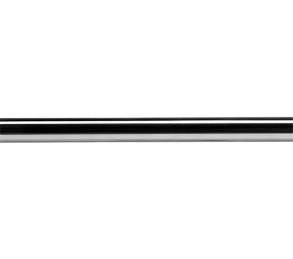 Croydex Premier 2000mm Straight Chrome Shower Curtain Rail Rod 2 Croydex Premier 2000mm Straight Chrome Shower Curtain Rail Rod - Image 2