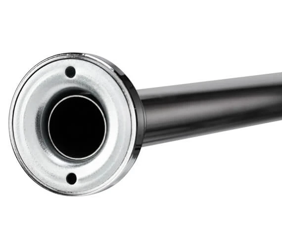 Croydex Premier 2000mm Straight Chrome Shower Curtain Rail Rod 3 Croydex Premier 2000mm Straight Chrome Shower Curtain Rail Rod - Image 3