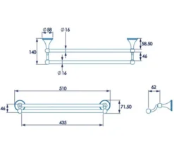 Croydex Westminster Single Towel Rail -Burlington Shop M700 2022 9 5 11 59 11 537
