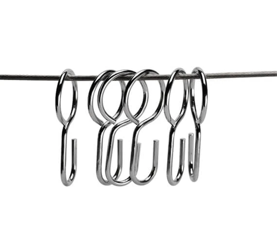 Croydex Wireline Non-Hinged Chrome Shower Curtain Rail 4 Croydex Wireline Non-Hinged Chrome Shower Curtain Rail - Image 4