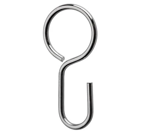 Croydex Wireline Non-Hinged Chrome Shower Curtain Rail 5 Croydex Wireline Non-Hinged Chrome Shower Curtain Rail - Image 5