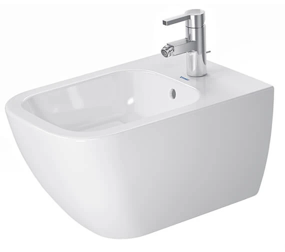 Duravit Happy D2 355 X 540mm Wall Mounted Bidet 2 Duravit Happy D2 355 X 540mm Wall Mounted Bidet - Image 2