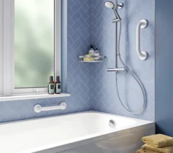 Croydex 300mm Stainless Steel Straight Grab Bar -Burlington Shop M700 2022 9 8 10 4 25 420