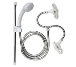 Croydex Secura White Bath Shower Set