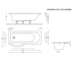 IMEX Arco White Shower Bath -Burlington Shop M700 2023 1 13 9 34 0 234