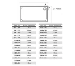 Merlyn Ionic Touchstone Rectangular White Shower Tray 50mm Height -Burlington Shop M700 2023 2 1 10 37 53 534
