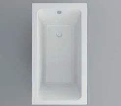 IMEX Quadro 1300 X 700mm White Single Ended Bath