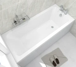 IMEX Quadro 1300 X 700mm White Single Ended Bath -Burlington Shop M700 2023 2 11 8 42 35 212