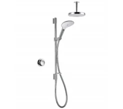 Mira Mode Maxim Concealed Dual Thermostatic Digital Mixer Shower White-Chrome