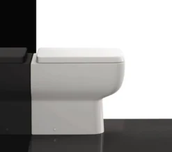 RAK Series 600 White Back-To-Wall WC Pan With Soft Close Seat