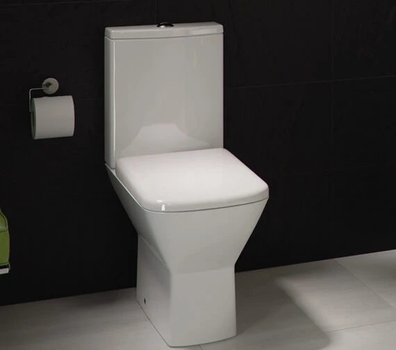 RAK Summit Close Coupled White WC With Soft-Close Seat - 650mm Projection 1 RAK Summit Close Coupled White WC With Soft-Close Seat - 650mm Projection