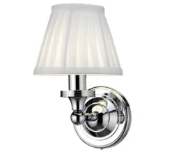 Burlington Round Light With Chrome Base And White Fine Pleated Shade -Burlington Shop M700 2023 3 10 13 2 26 548