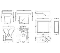 Nuie Harmony Semi Flush To Wall Pan And Cistern -Burlington Shop M700 2023 3 30 9 32 5 900