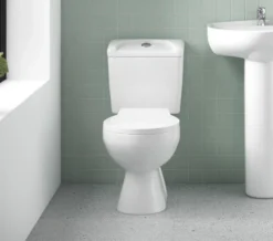 Nuie Melbourne 382 X 635mm Close Coupled White WC Set