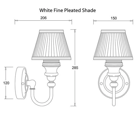 Burlington Ornate Light With Chrome Base 2 Burlington Ornate Light With Chrome Base - Image 2