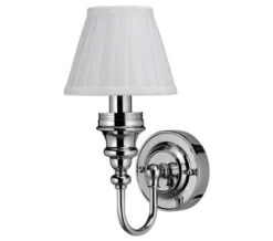 Burlington Ornate Light With Chrome Base