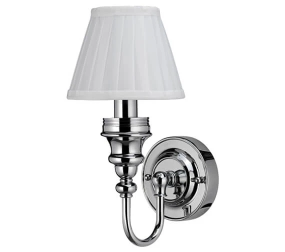 Burlington Ornate Light With Chrome Base 1 Burlington Ornate Light With Chrome Base