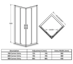 Nuie Pacific Aegean Corner Entry Shower Enclosure -Burlington Shop M700 2023 4 4 7 56 20 868