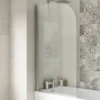 Nuie 1430mm High Straight Bath Screen
