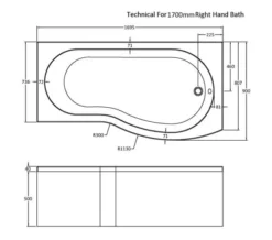 Nuie B-Shaped White Shower Bath Set -Burlington Shop M700 2023 5 26 10 54 39 803
