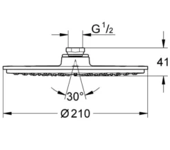 Grohe Rainshower Cosmopolitan 210 Head Shower 1 Spray -Burlington Shop M700 2023 5 30 15 14 46 592