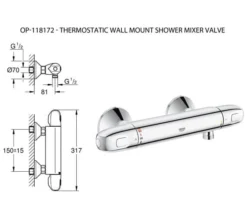 Grohe Grohtherm 1000 New Thermostatic Chrome Shower Mixer Valve -Burlington Shop M700 2023 5 30 15 45 14 303