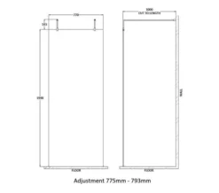 Hudson Reed Black Wetroom Shower Screen With Arms And Feet -Burlington Shop M700 2023 6 12 7 52 18 666