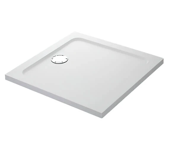 Mira Flight Safe Square Shower Tray White 5 Mira Flight Safe Square Shower Tray White - Image 5