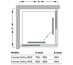 Ideal Standard I-Life Corner Entry Enclosure With Bright Silver Profile -Burlington Shop M700 2023 6 20 14 19 30 4