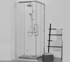 Ideal Standard I-Life Corner Entry Enclosure With Bright Silver Profile