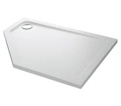 Mira Flight Low 1200 X 900mm Pentagon Shower Tray White